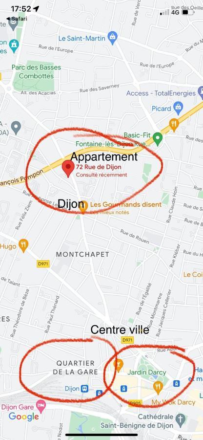 Studio Rue De Dijon Talant Eksteriør bilde